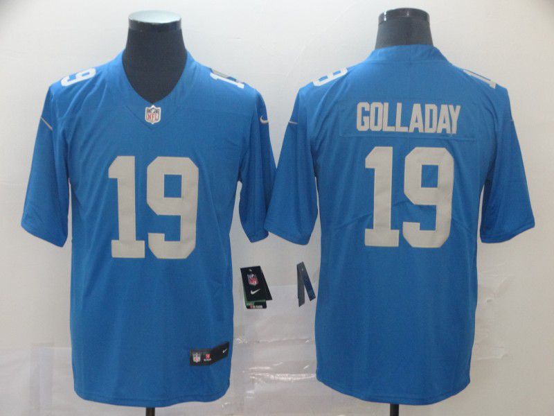 Men Detroit Lions #19 Golladay Blue Nike Vapor Untouchable Limited Player NFL Jerseys->philadelphia eagles->NFL Jersey